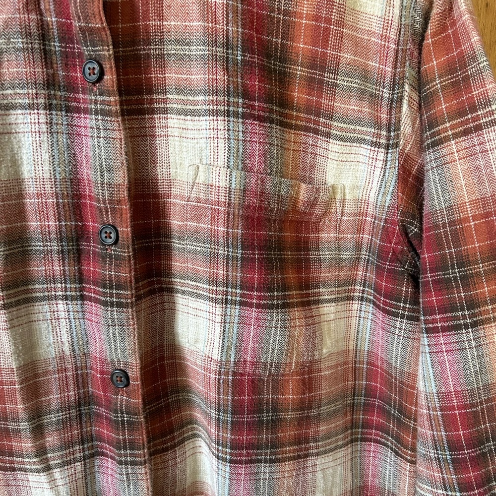 Plaid Button-Up Shirt - Picture 5 of 7